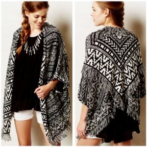 MOTH Anthropologie Fringed Sweater